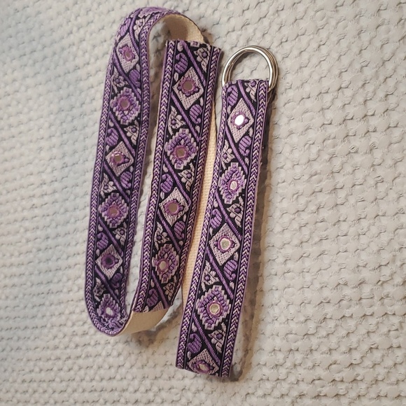 Martha's Vineyard Accessories - South Beach Martha's Vineyard Web and Fabric Belt Size L